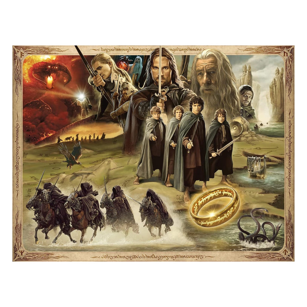 Ravensburger Puzzles - Lord of The Rings The Fellowship of The Ring 2000 Piece Jigsaw Puzzle  - The Puzzle Nerds 