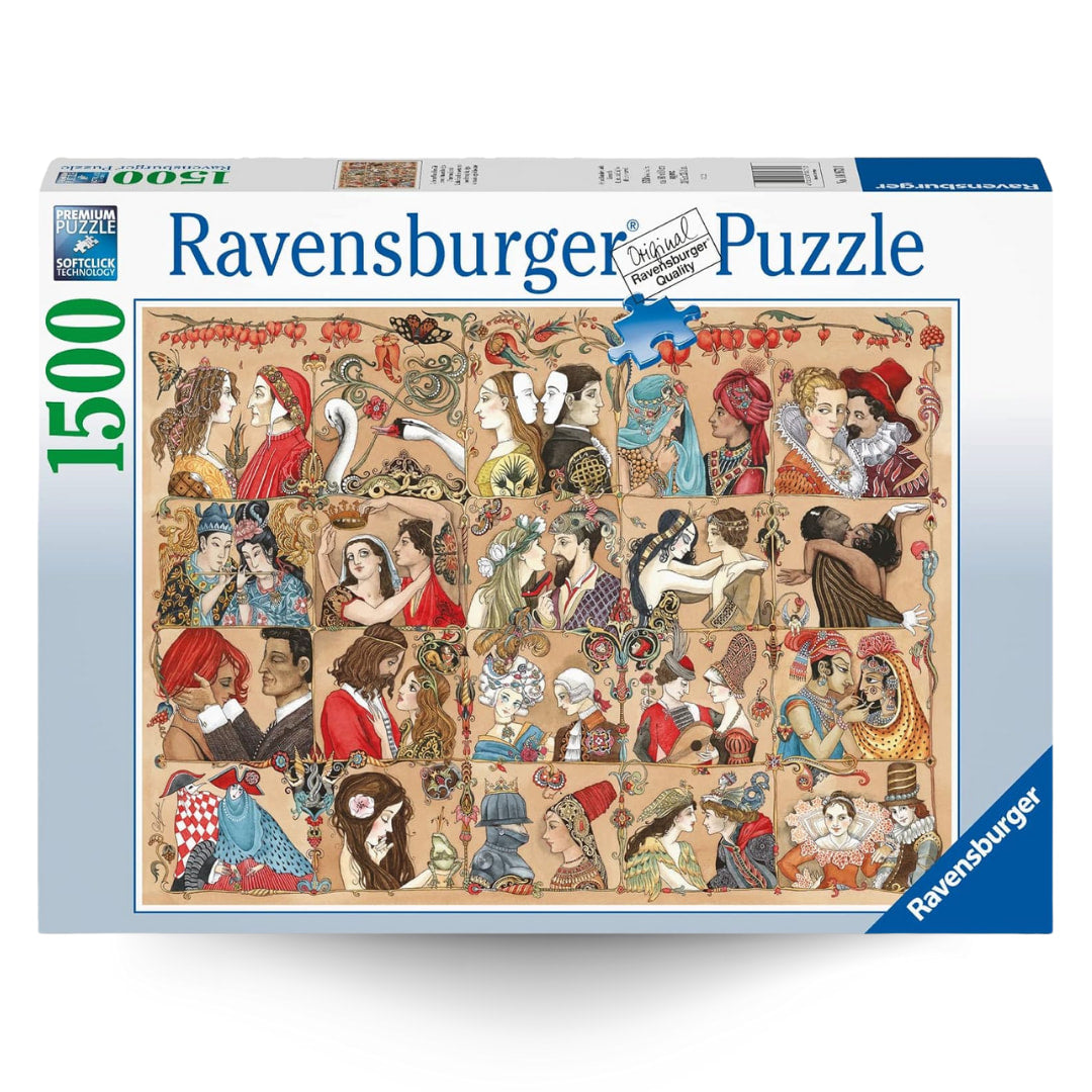 Ravensburger Puzzles - Love Through The Ages 1500 Piece Jigsaw Puzzle - The Puzzle Nerds 