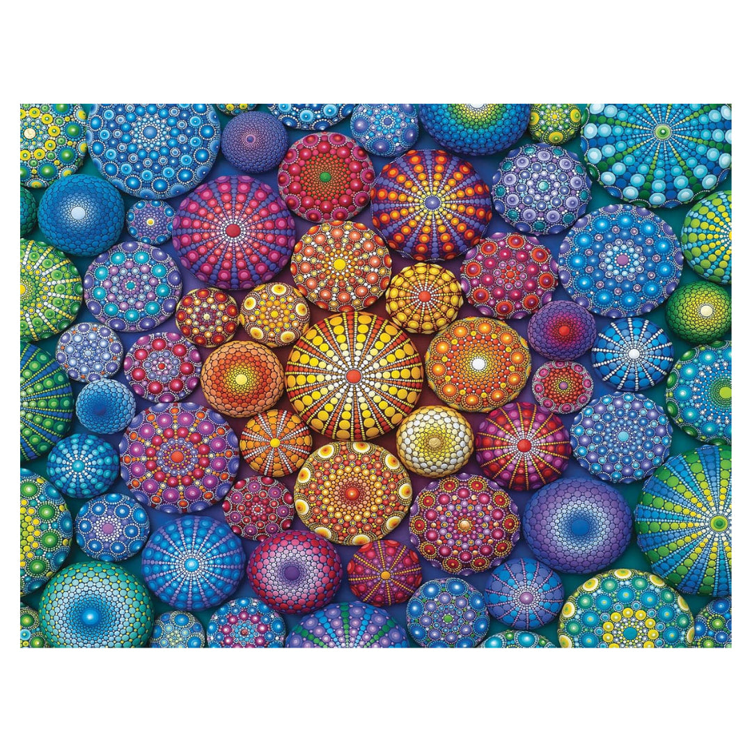 Ravensburger Puzzles - Ravensburger Radiating Rainbow Mandalas Puzzle - 2000 Piece Jigsaw  - The Puzzle Nerds 