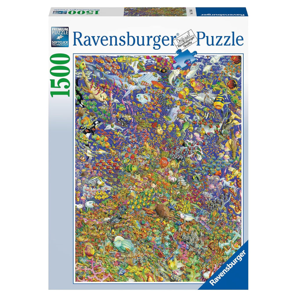 Ravensburger Puzzles - Shoal 1500 Piece Jigsaw Puzzle - The Puzzle Nerds 