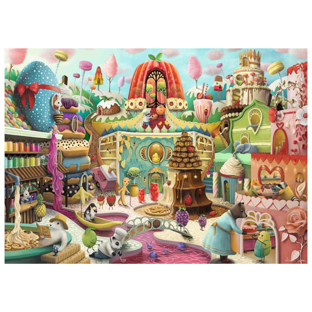 Ravensburger Puzzles - Sweet Street 1000 Piece Puzzle - The Puzzle Nerds  