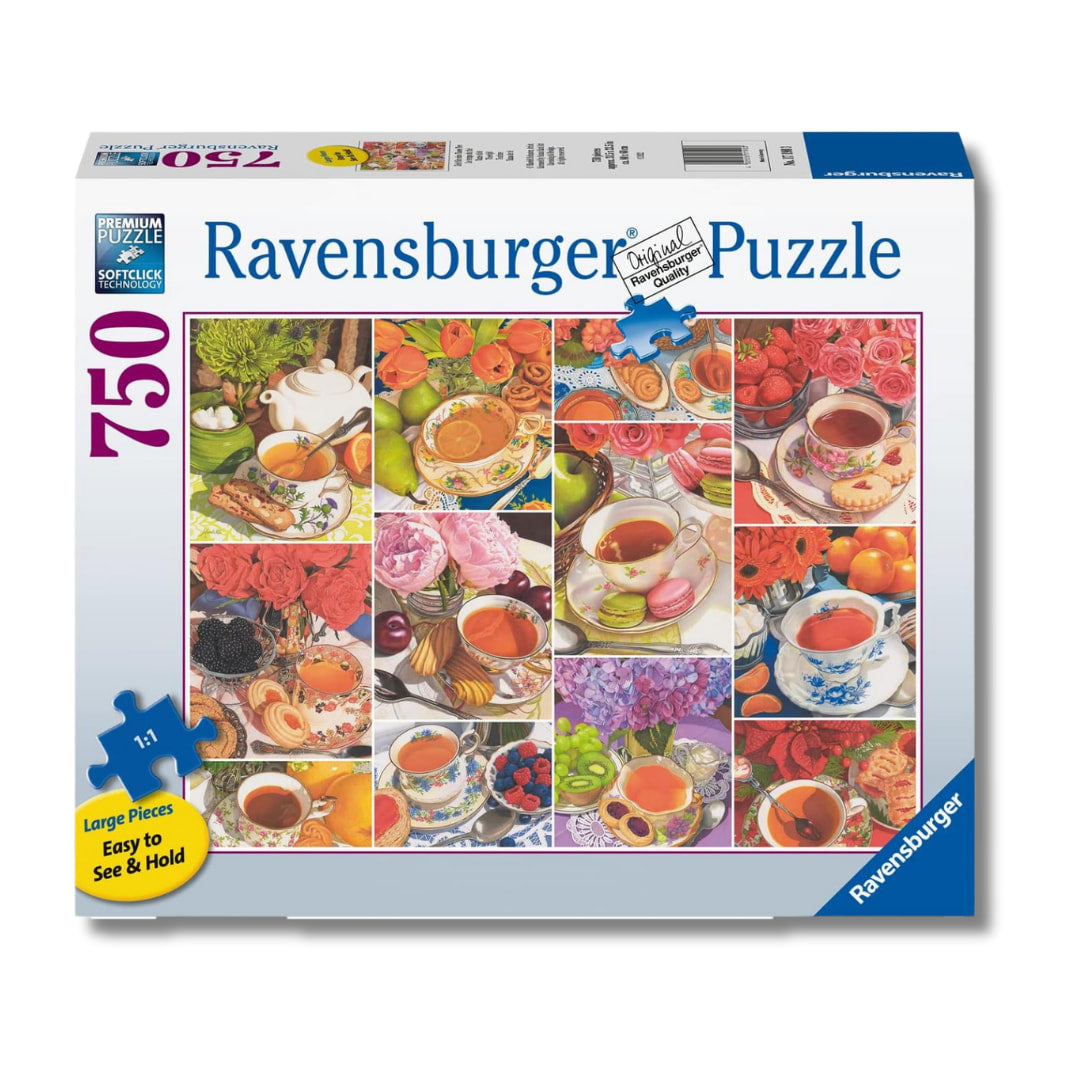 Ravensburger Puzzles - Teatime Large Format Jigsaw Puzzle - 750 Pieces  - The Puzzle Nerds 