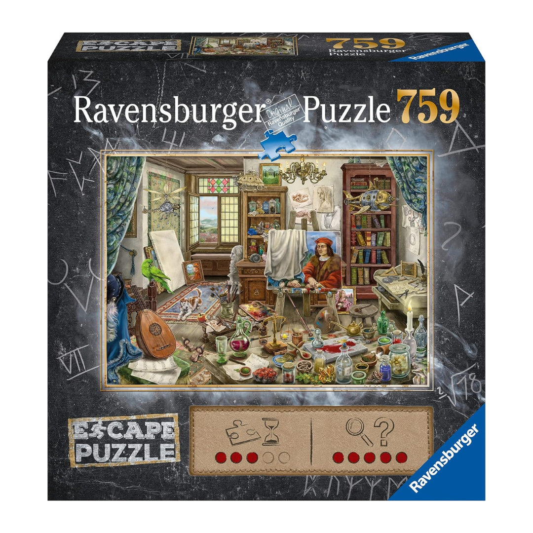 Ravensburger Puzzles - The Art Studio 759 Piece Jigsaw Puzzle - The Puzzle Nerds  