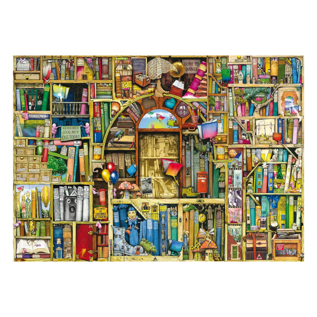 Ravensburger Puzzles - The Bizarre Bookshop No. 2 1000 Piece Puzzle - The Puzzle Nerds  