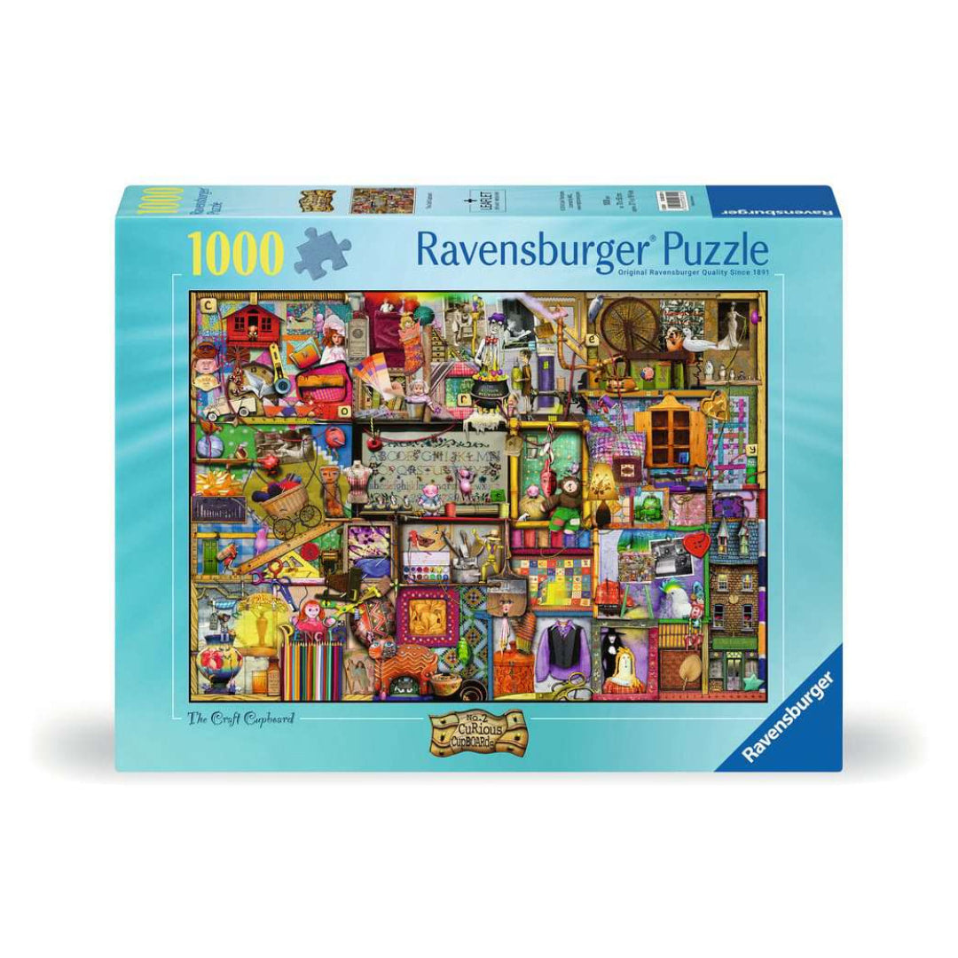 Ravensburger Puzzles - The Craft Cupboard 1000 Piece Puzzle - The Puzzle Nerds  