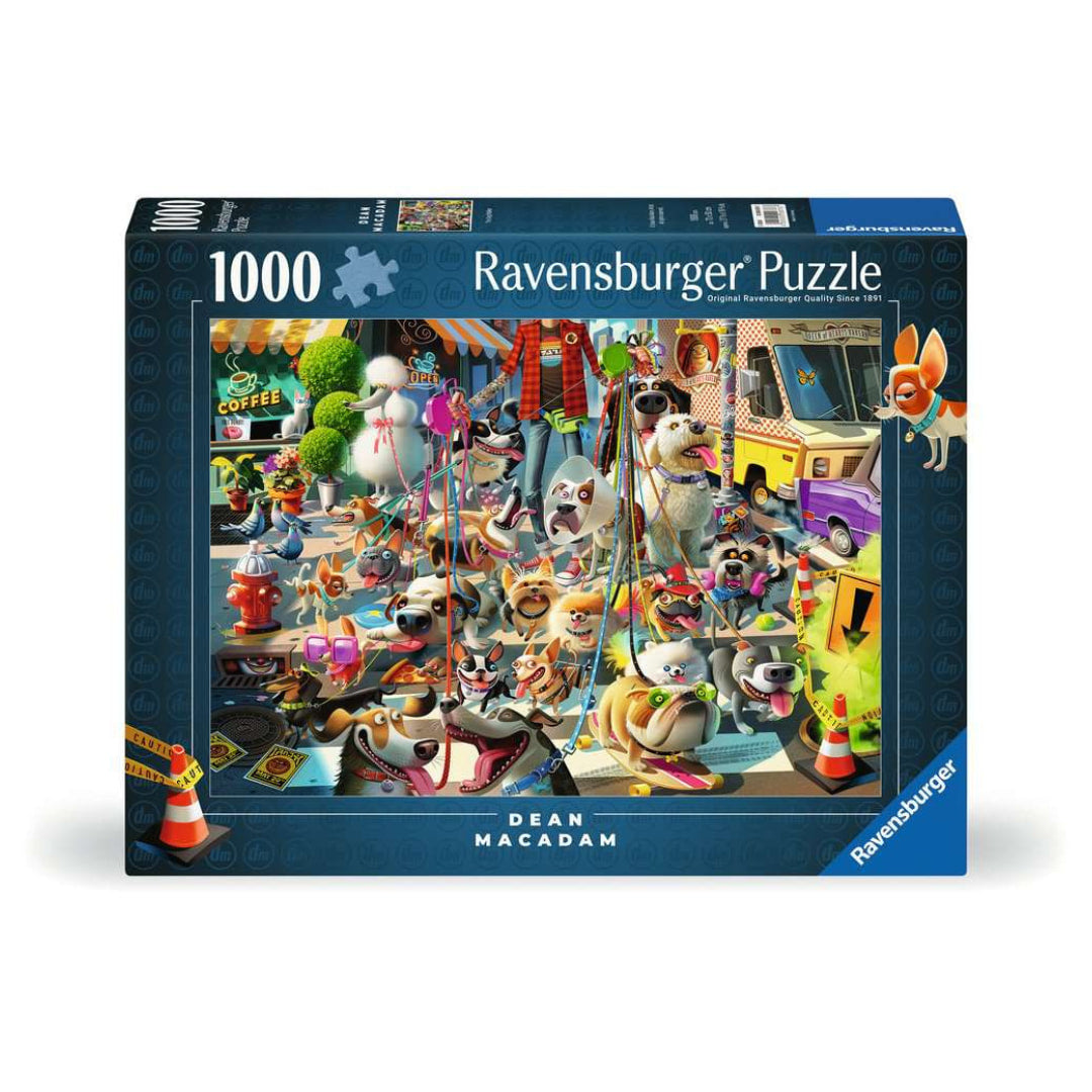 Ravensburger Puzzles - The Dog Walker 1000 Piece Puzzle - The Puzzle Nerds  