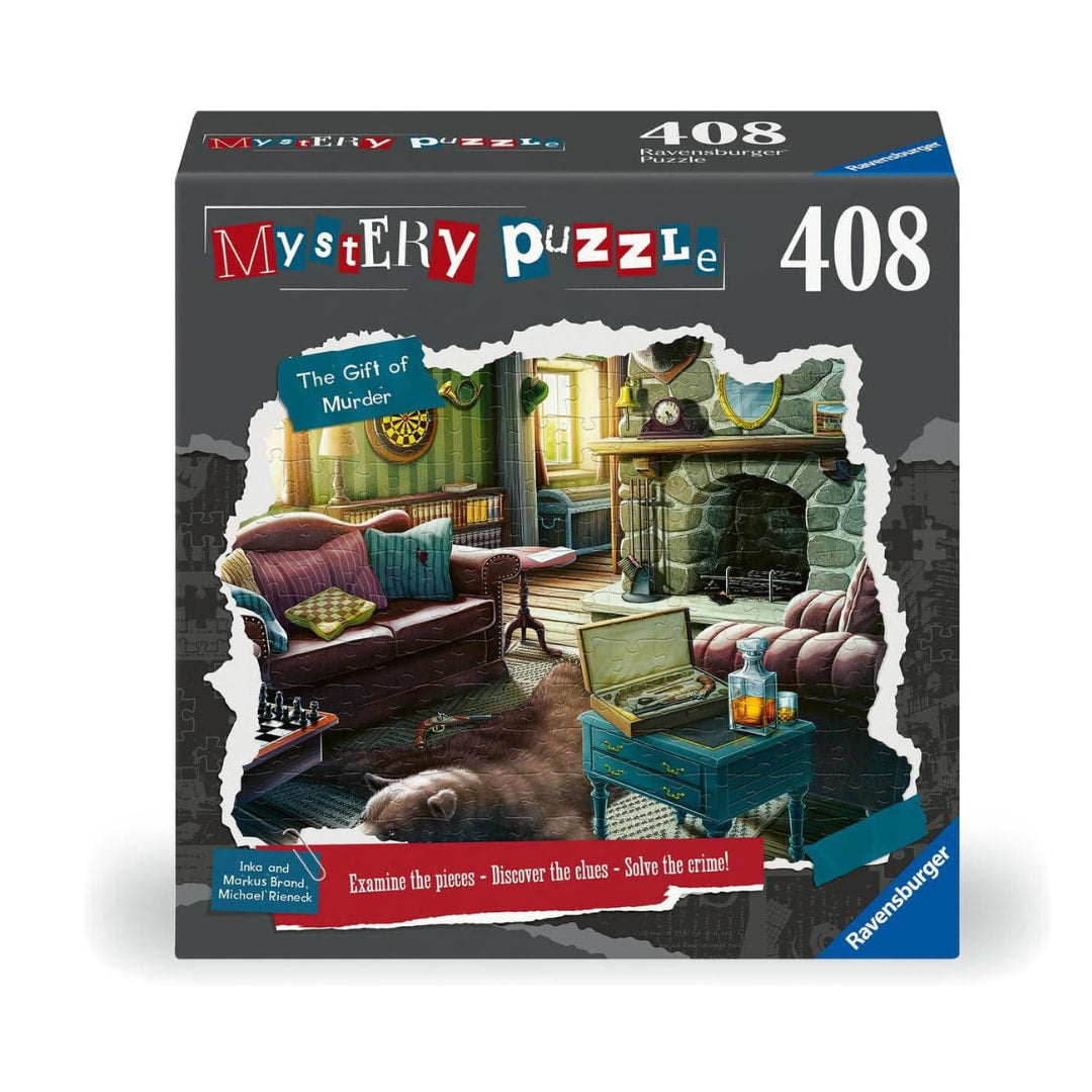 Ravensburger Puzzles - The Gift Of Murder 408 Piece Puzzle - The Puzzle Nerds  