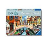 Ravensburger puzzle box with a scenic illustration of a canal in Venice.