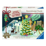 Ravensburger puzzle Advent Calendar packaging with Christmas-themed design