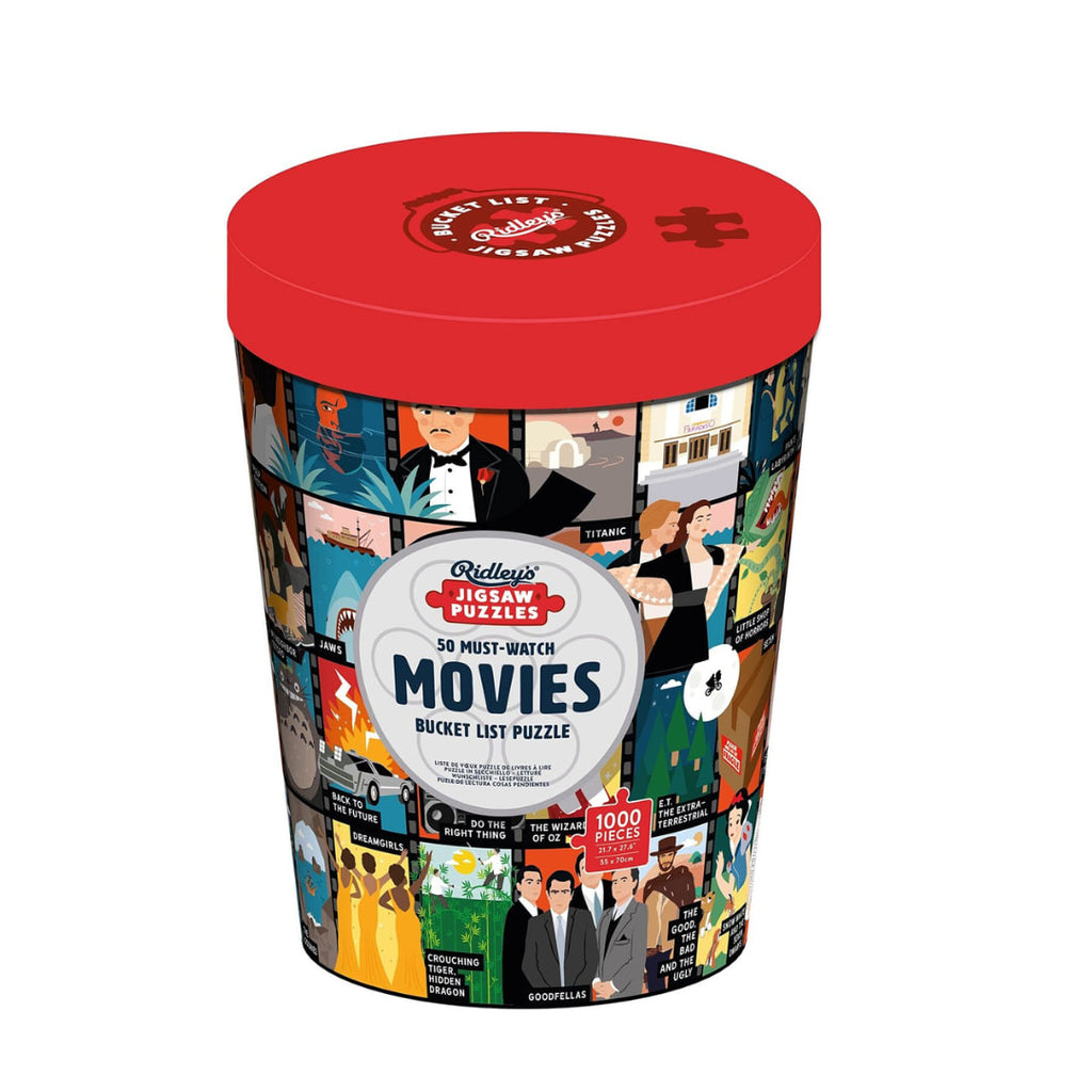 50 Must Watch Movies Bucket List 1000 Piece Puzzle The Puzzle Nerds 50 Must Watch Movies Bucket List 1000 Piece Puzzle The Puzzle Nerds