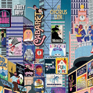 Ridley's Puzzles - 50 Must -See Musicals 1000 Piece Jigsaw Puzzle - The Puzzle Nerds  