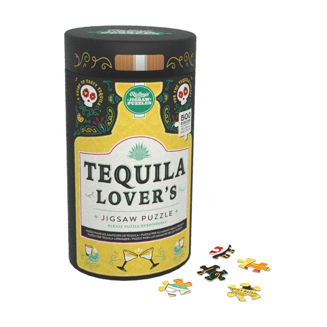 Ridley's Puzzles - Tequila Lover's 500 Piece Jigsaw Puzzle - The Puzzle Nerds 