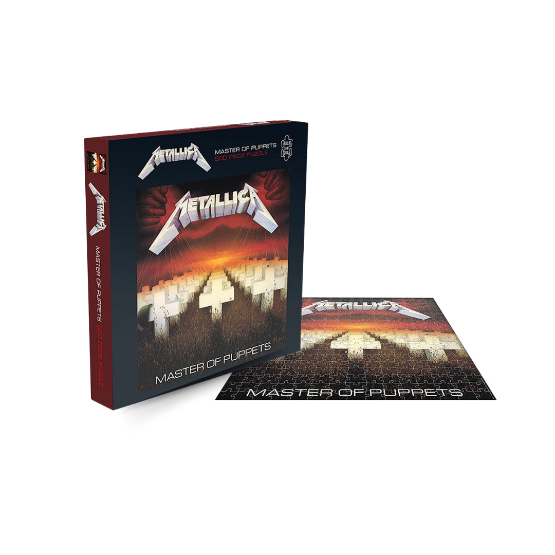 Rock Saws Puzzles - Metallica Master Of Puppets 1000 Piece Puzzle - The Puzzle Nerds 