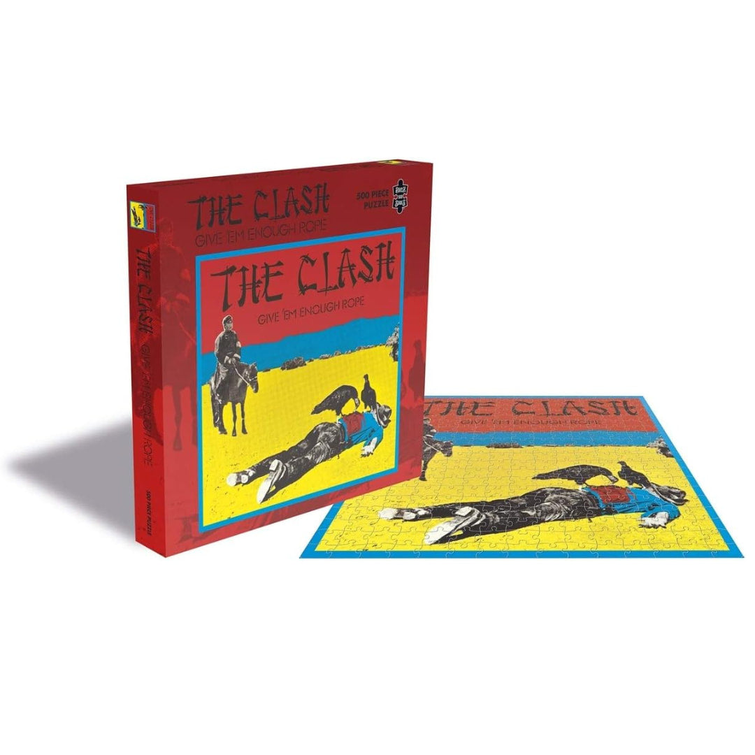 Rock Saws Puzzles - The Clash Give Them Enough Rope  500 Piece Puzzle - The Puzzle Nerds 