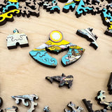 Stumpcraft - Sidney Spit 70 Piece Wooden Mini Puzzle - The Puzzle Nerds 