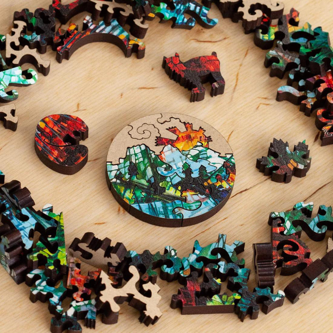 This Is It 62 Piece Wooden Mini Puzzle