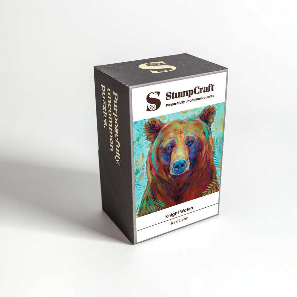 Stumpcraft Puzzles - Knight Watch 57 Piece Wooden Mini Puzzle - The Puzzle Nerds 