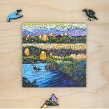 The Marsh, The Meadow, The Mountain 61 Piece Wooden Mini Puzzle