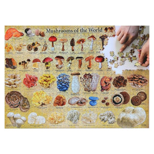 Tuttle Publishing - Mushrooms Of The World 1000 Piece Puzzle - The Puzzle Nerds  