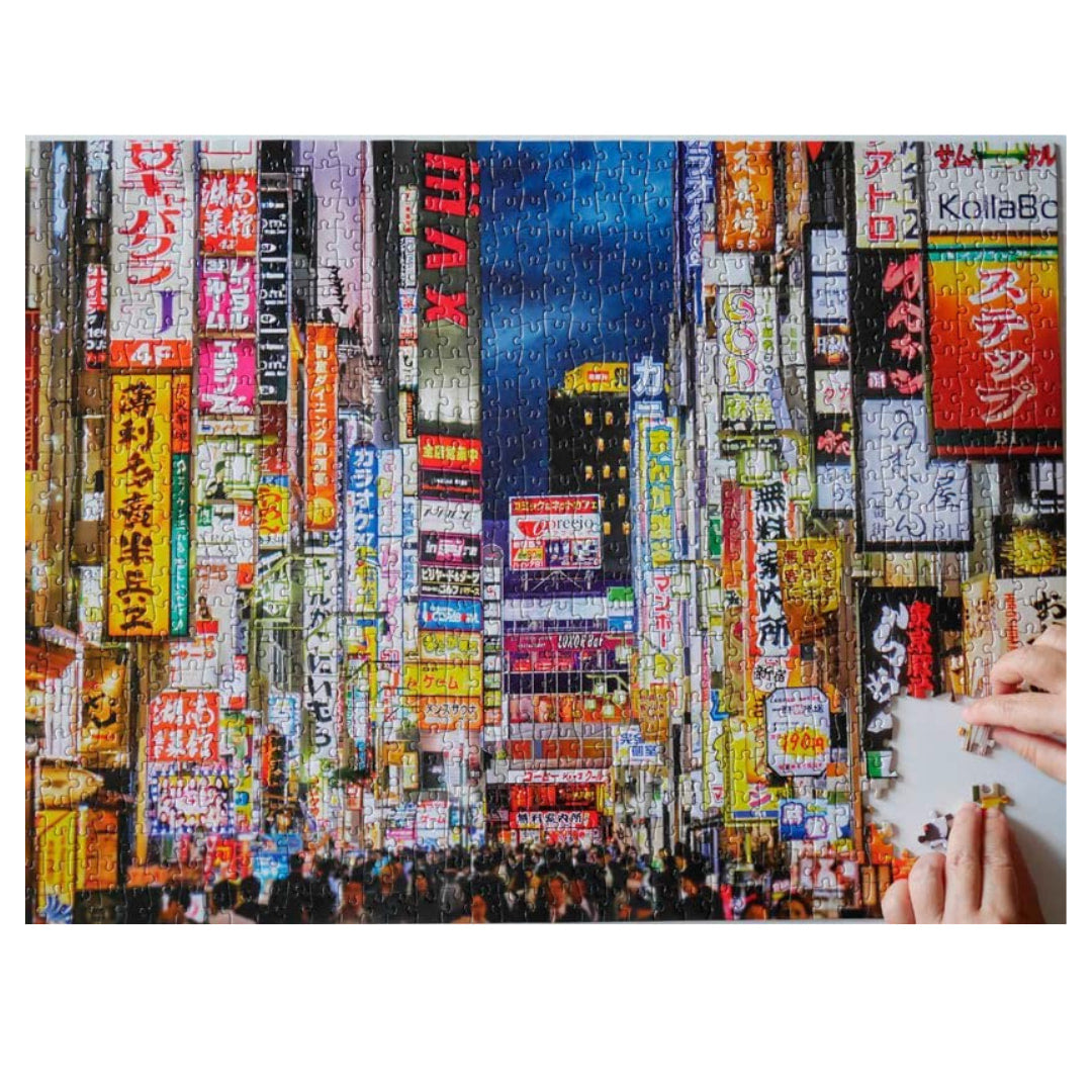 Tuttle Publishing - Products Tokyo By Night 1000 Piece Puzzle - The Puzzle Nerds
