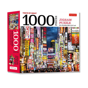 Tuttle Publishing - Products Tokyo By Night 1000 Piece Puzzle - The Puzzle Nerds