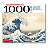 Tuttle Puzzles - Hokusai's Great Wave 1000 Piece Jigsaw Puzzle - The Puzzle Nerds  