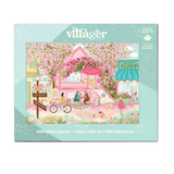 Villager 1000 piece puzzle packaging with a colorful illustration of a village scene.