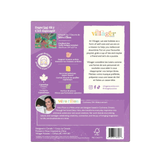 Villager puzzle packaging with branding and product details on a white background