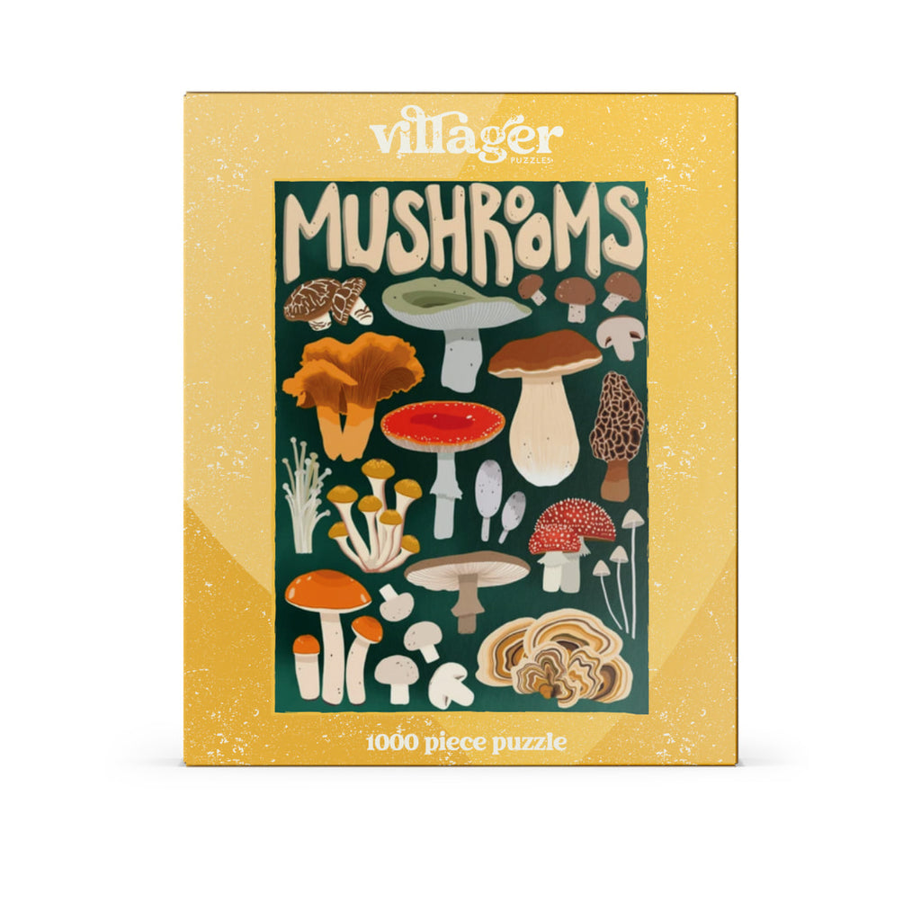 Villager  - Mushroom Forager 1000 Piece Puzzle - The Puzzle Nerds 