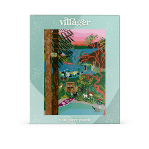 Villager  - Salt Spring Island Swim 1000 Piece Puzzle - The Puzzle Nerds 