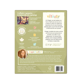 Product packaging with branding and text on a white background