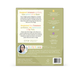 The back of a puzzle box by Villager, featuring product information in English and French, a photo of the designer Emily Kuang