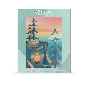 Villager Puzzles - Coastal Camping 1000 Piece Puzzle - The Puzzle Nerds