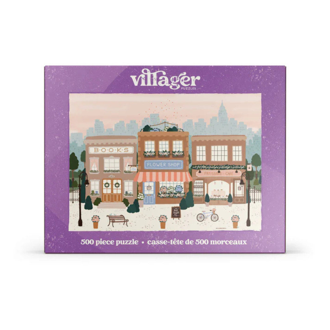 Villager Puzzles - Main Street 500 Piece Puzzle - The Puzzle Nerds