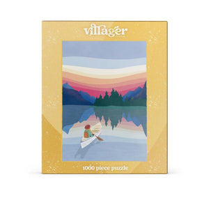 Villager Puzzles  - Sunrise Paddle 1000 Piece Puzzle  - The Puzzle Nerds  