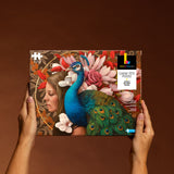 Lalita's Art Shop - Le Paon (The Peacock) 1000 Piece Puzzle - The Puzzle Nerds