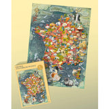 Water And Wines Puzzles - Cheese Puzzle - France 1000 Piece Puzzle - The Puzzle Nerds  