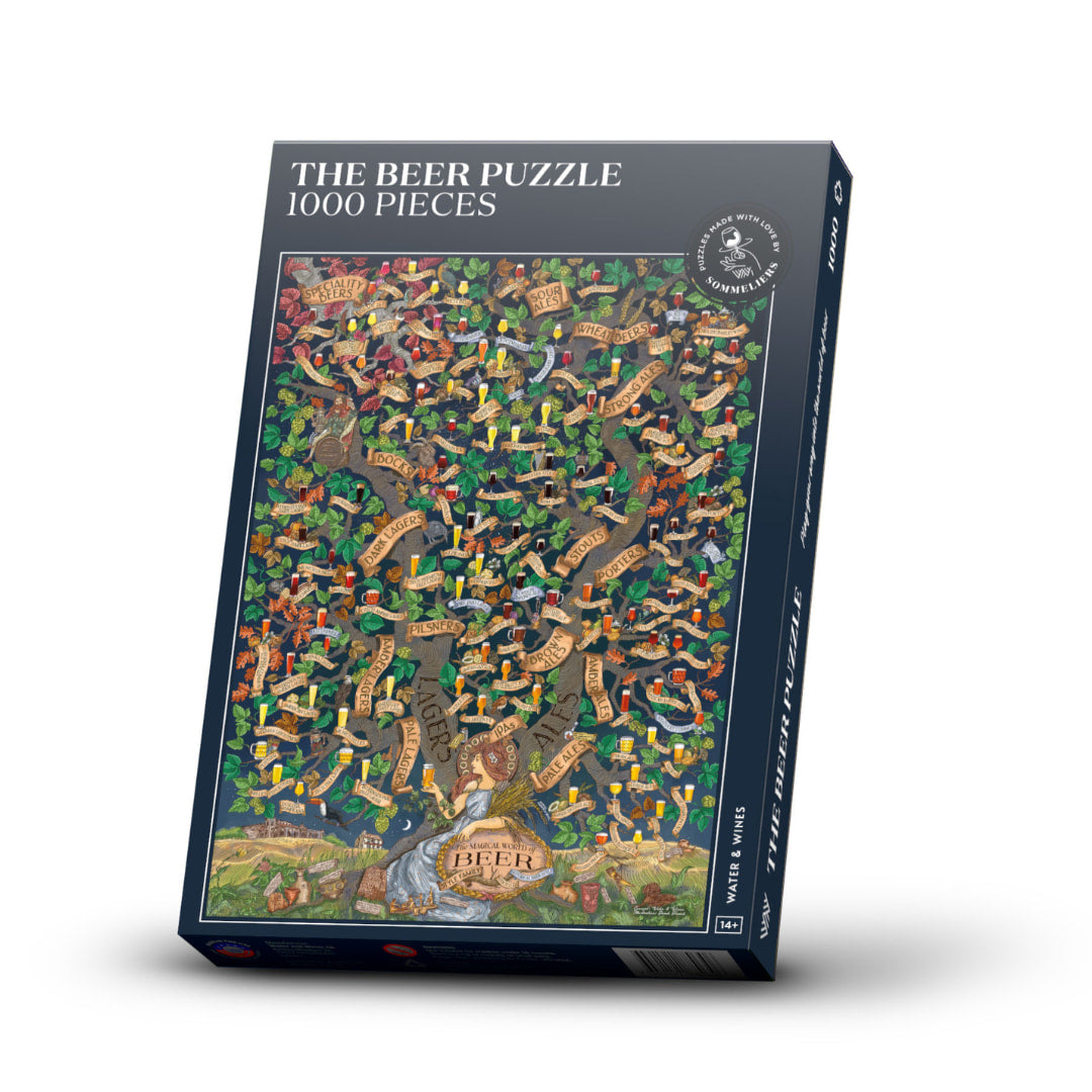 Water  and Wines - Beer 1000 Piece Jigsaw Puzzle - The Puzzle Nerds  