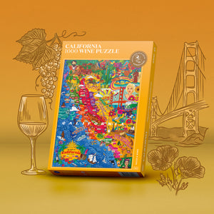 Water  and Wines - California 1000 Piece Jigsaw Puzzle - The Puzzle Nerds  