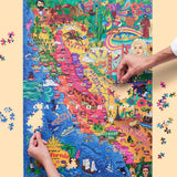 Water  and Wines - California 1000 Piece Jigsaw Puzzle - The Puzzle Nerds  