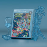 Water  and Wines - France 1000 Piece Jigsaw Puzzle - The Puzzle Nerds  