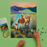 WerkShoppe  - Painted Horses 1000 Piece Puzzle - The Puzzle Nerds
