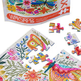 Werkeshoppe Puzzles - Butterfly Floral 100 Piece Puzzle Snax  - The Puzzle Nerds  