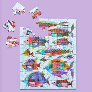 Werkshoppe - Fishes 48 Piece Puzzle - The Puzzle Nerds