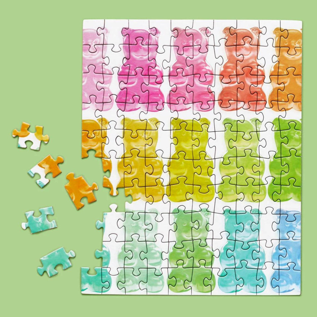 Werkshoppe Puzzles - Gummy Bears 100 Piece Puzzle - The Puzzle Nerds  
