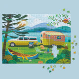Werkshoppe Puzzles - Happy Camper 1000 Piece Puzzle - The Puzzle Nerds  