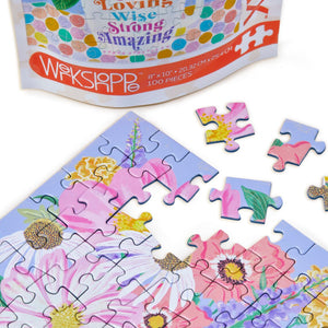 Werkshoppe Puzzles - Happy Camper 1000 Piece Puzzle - The Puzzle Nerds  