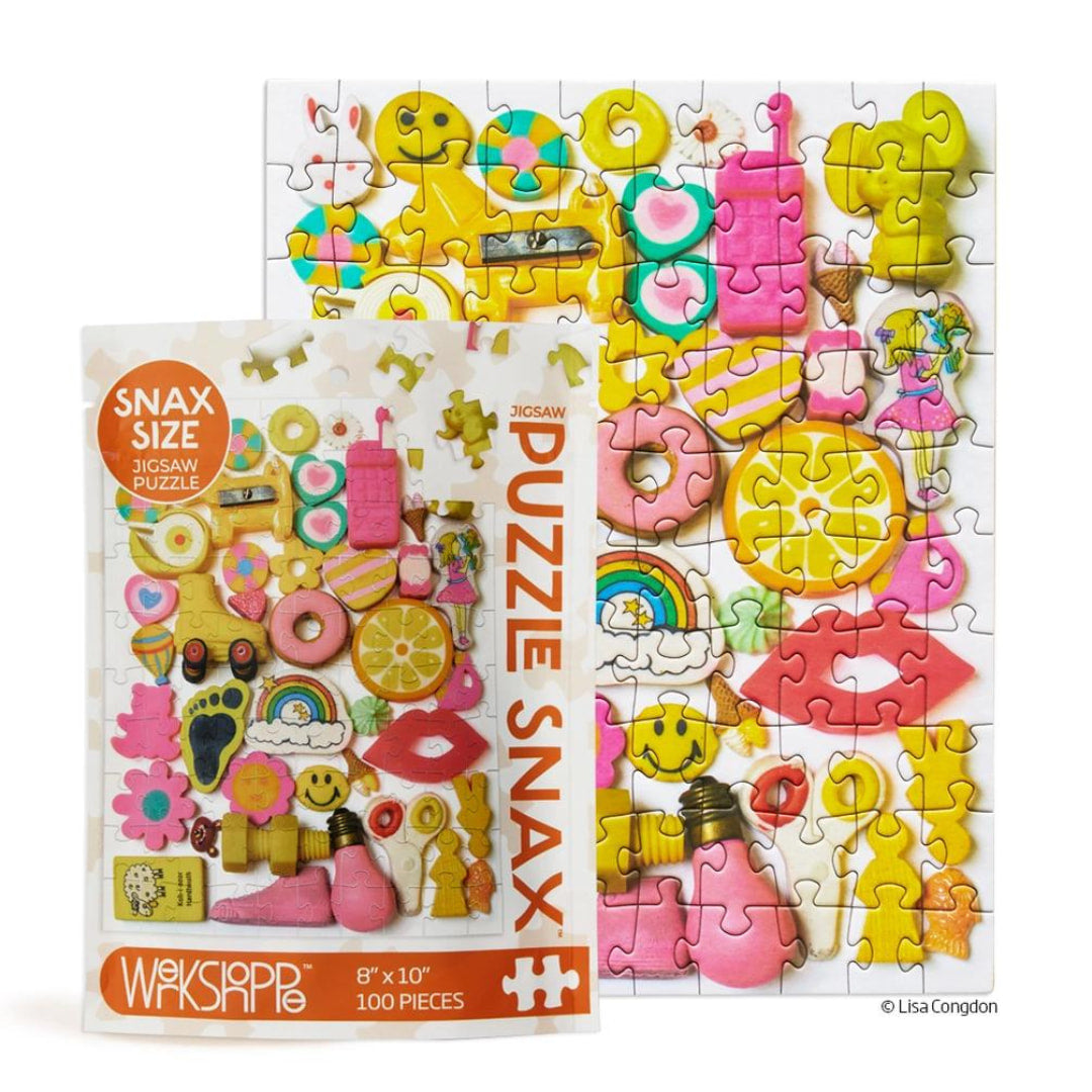 Werkshoppe Puzzles - Lemonade 100 Piece Puzzle Snax - The Puzzle Nerds  