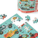 Werkshoppe Puzzles - Monster Cars 48 Piece Foil Puzzle - The Puzzle Nerds  