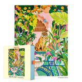 Werkshoppe Puzzles - Peaceful Oasis 500 Piece Puzzle - The Puzzle Nerds 